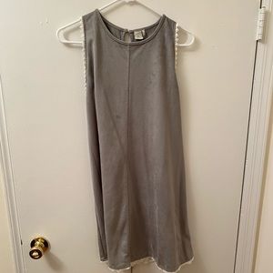 Gray babydoll dress